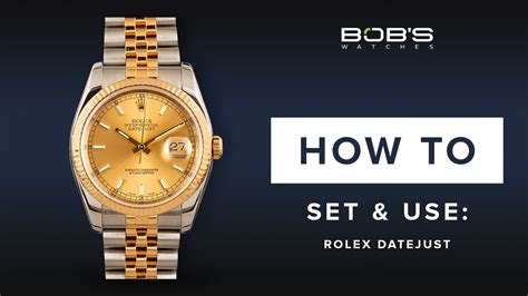 how to change time on a rolex|change time on rolex datejust.